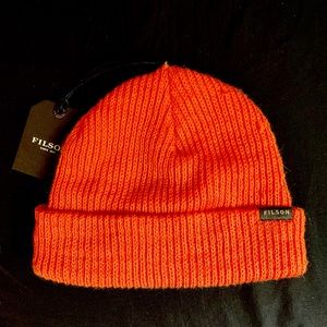 C.C. Filson Watch Cap Beanie Orange NWT